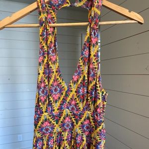 Anthropologie Mauve Halter Maxi
